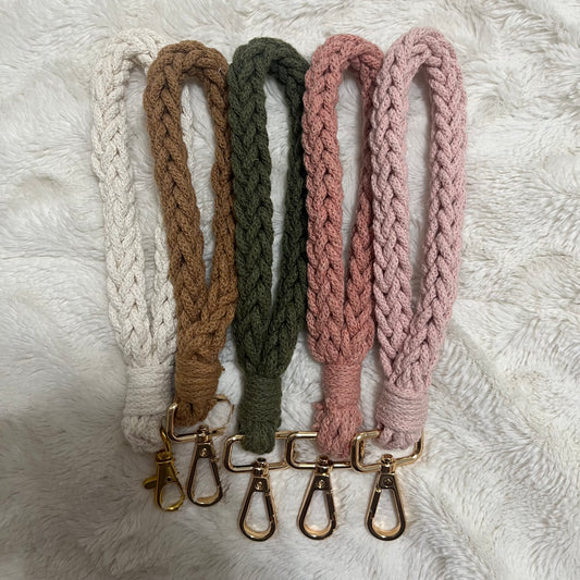 Threaded Wristlet Keychain